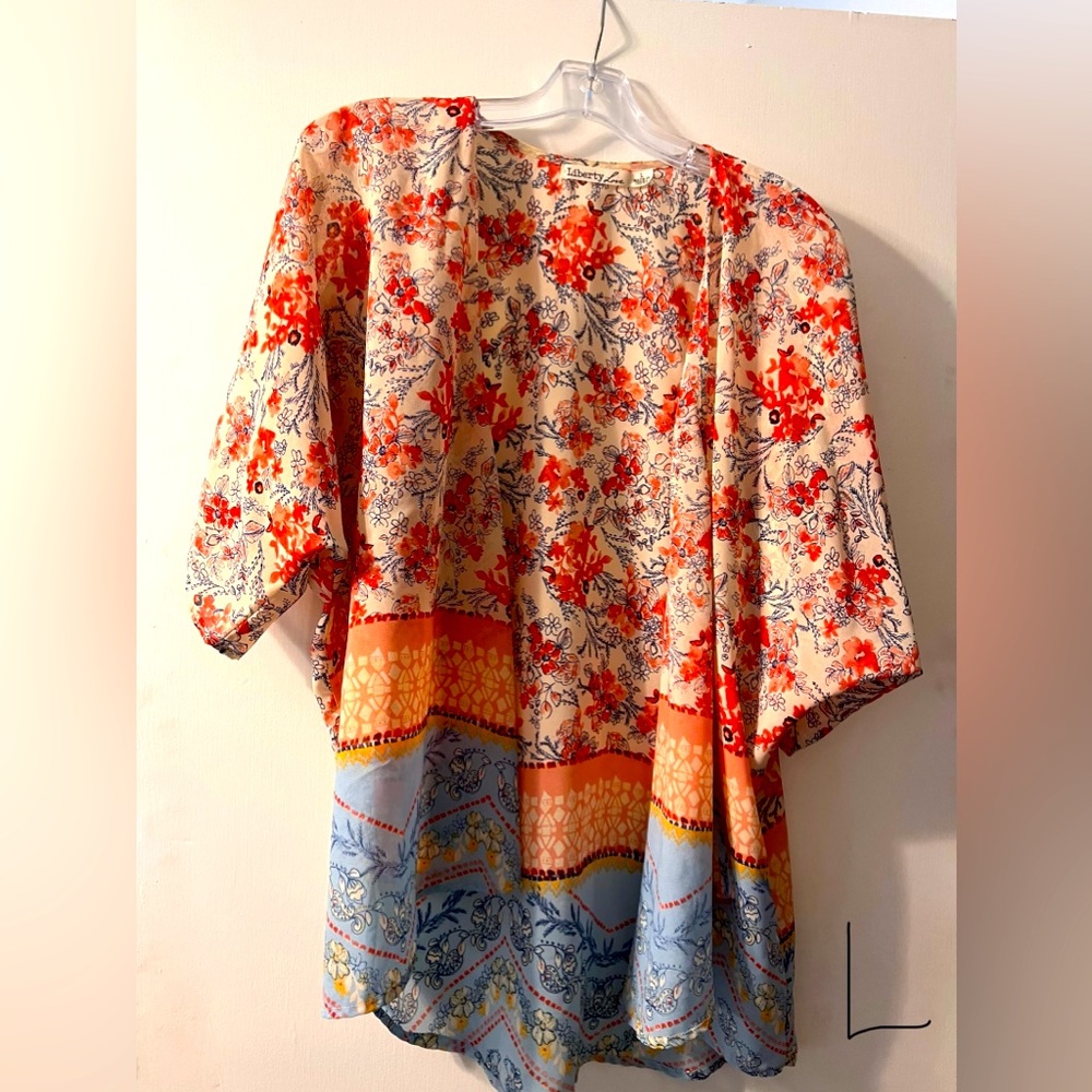 Spring cover-up, sheer